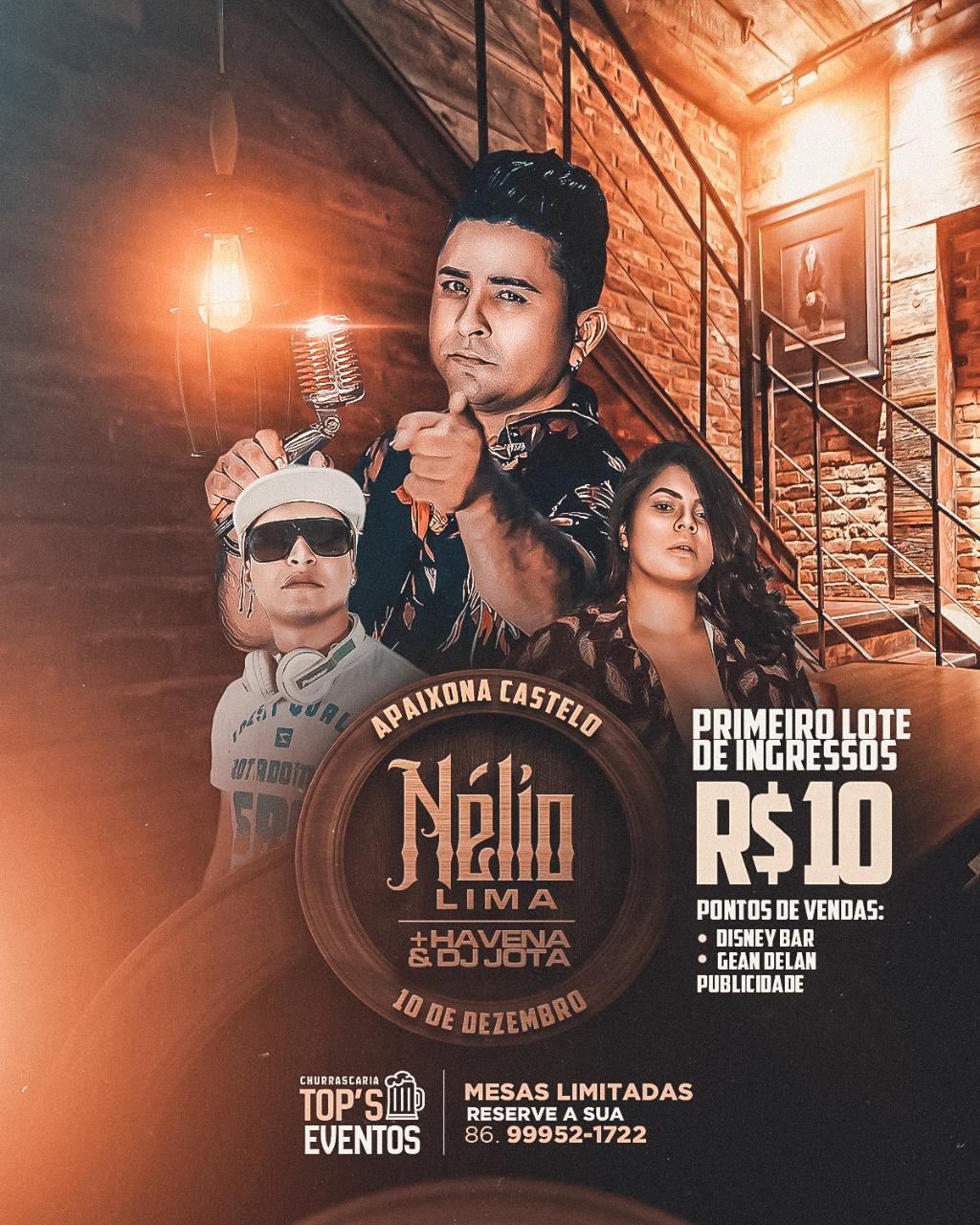 Nova casa de Show promete abalar castelenses com show de Nélio Lima Havena Show e DJ Jota